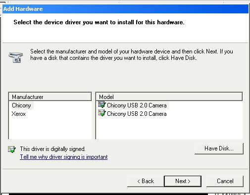 Chicony usb camera driver cdr king